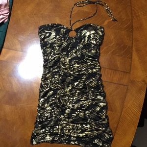Black and Gold dress, size medium